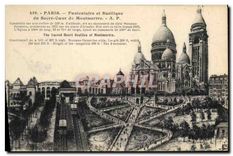 CPA Paris Le Funiculaire de la Basilique du Sacre Coeur de Montmartre