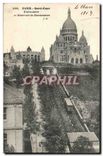 CPA Paris Sacre Coeur Funiculaire et Reservoir de Montmartre