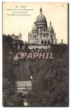 CPA Paris le Sacre Coeur de Montmartre et le Funiculaire