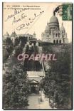 CPA Paris le Sacre Coeur et le Funiculaire de Montmartre