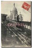 CPA Paris Le Funiculaire et le Sacre Coeur