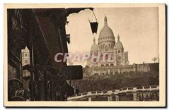 CPA Paris Le Sacre Coeur vu de la Rue de Steinkerque