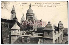 CPA Paris La Basilique du Sacre Coeur et la Campanile