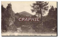 CPA L'Esterel Obelisque du Mal Infernet et Roc de l'Eveque