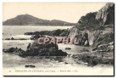 CPA Corniche de l'Esterel pres d'Agay Bord de Mer