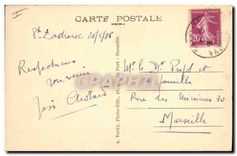 CPA Saint Zacharie (Var) Hotel Chateau de Mont Vert Statue dans le Parc