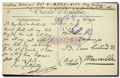 CPA Saint Raphael Allee des Mimosas