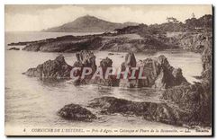 CPA Corniche de l'Esterel Pres d'Agay Calanque et Phare de la Baumette