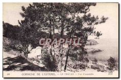 CPA Corniche de l'Esterel le Trayas vue d'ensemble 