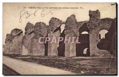 CPA Frejus Var vue exterieure des Arenes Romaines 