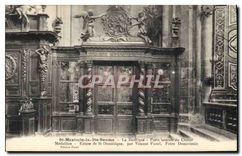 CPA Maximin la sante Baume La Basilique Porte laterale du Choeur 