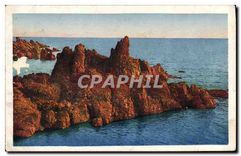 CPA La Cote d'Azur Saint Raphael Var les Roches Rougges de Casino Santa Lucla 
