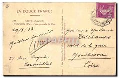 CPA Cote d'Azur Toulon Var vue generale du port