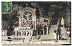 CPA La Sainte Baume interieur de la Grotte 