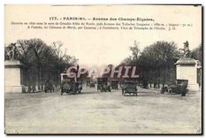 CPA Paris Avenue des Champs Elysees ouverte en 1670 sous le nom de Grandes Allee du Roule 