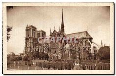 CPA Les Petits Tableaux de Paris Notre Dame les tours le portail Sud et l'abside 
