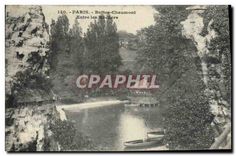 CPA Paris Buttes Chaumont entre les Rochers 