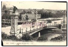 CPA Paris le Pont Alexandre III 