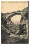 CPA Le Cantal Saint Cirgues le pont sur le Route d'Aurillac 