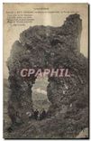CPA L'Auvergne Cantal Thiezac le Chaos de Casteltinet la porte du Lion 