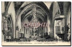 CPA Le Cantal Pittoresque Thiezac interieur de l'eglise 