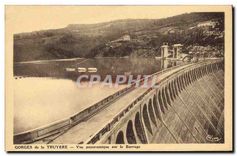 CPA Gorges de la Thiezac vue panoramique sur le Barrage 