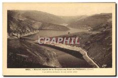 CPA Nouvel aspect de la Truyere au pont de Treboul Cantal a 40 metres au dessus de son ancien cours 