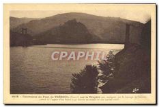 CPA Contrejour au pont de Treboul Cantal sur la Truyere qui endiguee par le Barrage de Sarrans 