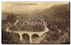 CPA Le Pont de la Mort a Menet Cantal 