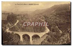 CPA Le Pont de la Mort Menet Cantal 