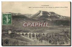 CPA L'Auvergne le Plomb du Cantal vu de la Route du Lioran a Vic sur Cere 