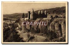 CPA Environs de Saint Flour Cantal le Pittoresque chateau du Saillans 
