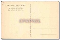CPA Nos Plus Jolis Sites la Region d'Auvergne sur la Route de Saint Flour Automobile Chien