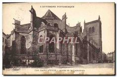CPA L'Auvergne Pittoresque Saint Flour Abside de la Cathedrale 