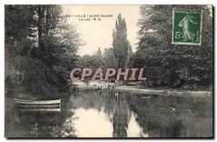 CPA Lille jardin Vauban le Lac 