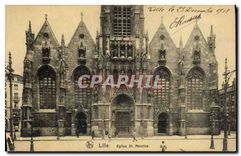 CPA Lille Eglise St Maurice 