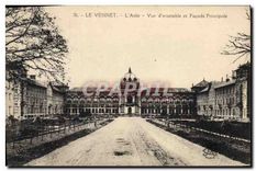CPA Le Vesinet l'Asile vue d'ensemble et Facade Principale 