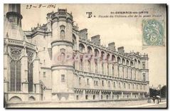 CPA Saint Germain en Laye Facade du Chateau cote de la place Thoers 
