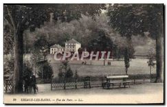 CPA Uriage les Bains Vue du Parc 