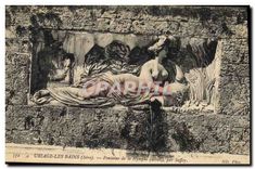 CPA Uriage les Bains Isere Fontaine de la Nympbc Detail 