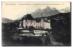 CPA Dauphine Uriage les Bains Le Chateau et le massif de Belledonne 