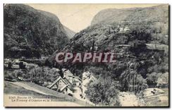 CPA Route de Grenoble a Briancon Le Freney d'Oisans et la Romanche 
