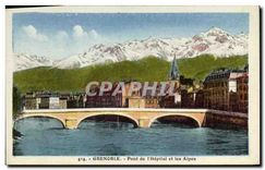CPA Grenoble Pont de l'Hopital et les Alpes 
