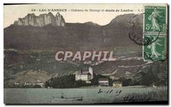 CPA Lac d'Annecy Chateau de Duingt et dents de Lanfon 