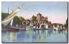 CPA Annecy Entree du Fort 