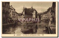 CPA Annecy Le Thiou et le Palais de L'Isle 