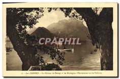 CPA Lac d'Annecy Le Chateau de Duingt et les Montagues d'Entreverues vus de Talloires 