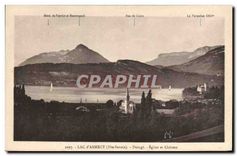 CPA Lac d'Annecy Hte Savoie Duingt Eglise et Chateau 