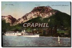 CPA Lac d'Annecy Hte Savoie Bateau