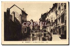 CPA Annecy Le Quai de L'Isle 